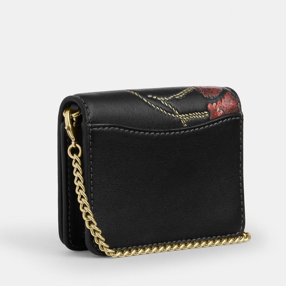 NWT coach!!Mini Wallet On A Chain With Cherry Print - Picture 2 of 7